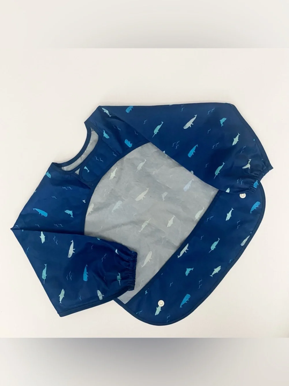 Tiny Twinkle/Cloud Island/ Mushie Silicone Baby Bibs and Mat 6-24M Set of 4